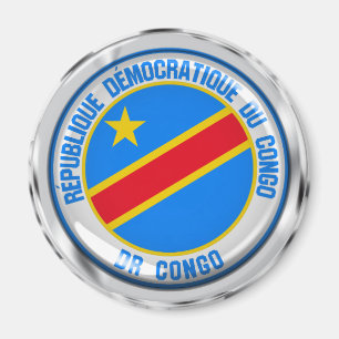 Congo Round Emblem Magnet