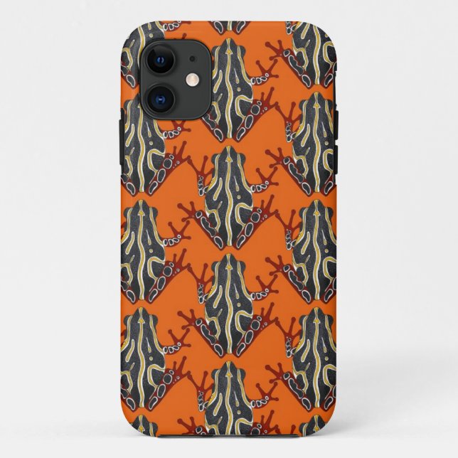 congo tree frog orange Case-Mate iPhone case (Back)