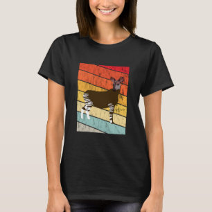 Congolese Okapi Retro Vintage Sunset T-Shirt
