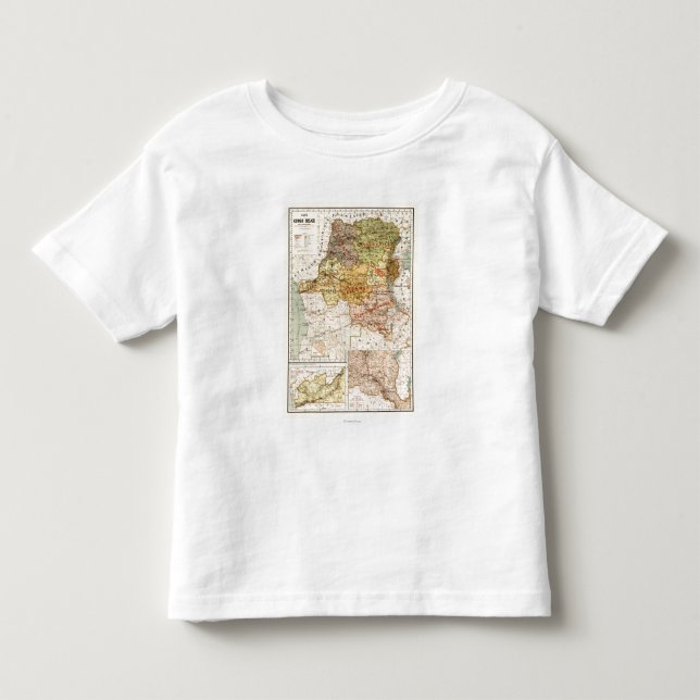 CongoPanoramic MapCongo Toddler T-shirt (Front)