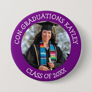 Congraduations Graduate name and photo Button