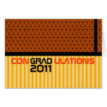 Congradulations Class Of 2011 Card Orange