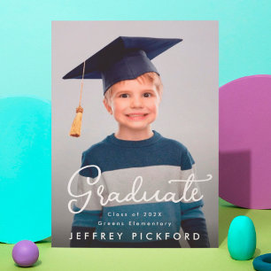Congrats 5th Grade Elementary Photo Graduate Announcement