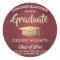 Congrats Brushed Burgundy, White & Gold Graduation