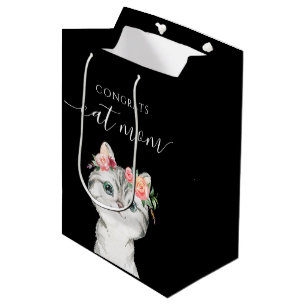 Congrats Cat Mom Gift Bag