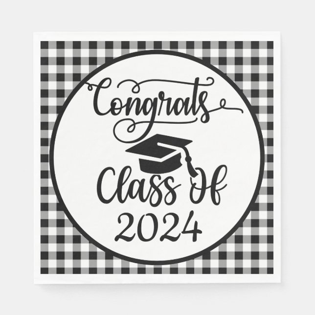 Congrats Class Of 2024 Napkin (Front)