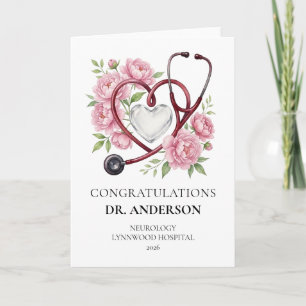 Congrats Doctor, Nurse Personalized Card