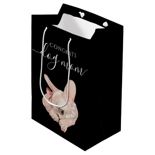 Congrats Dog Mom Gift Bag (Front Angled)