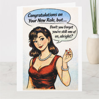 Congrats! Don't forget about us! Thank You Card