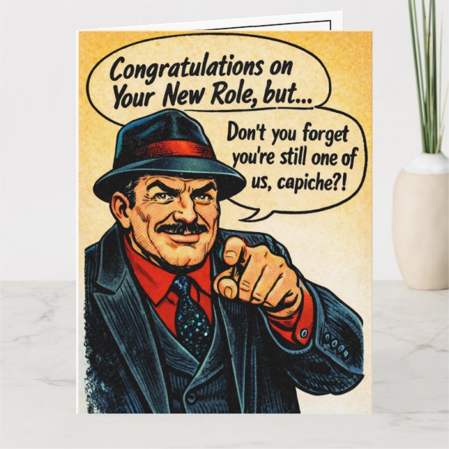 Congrats! Don't forget about us! Thank You Card (Front)
