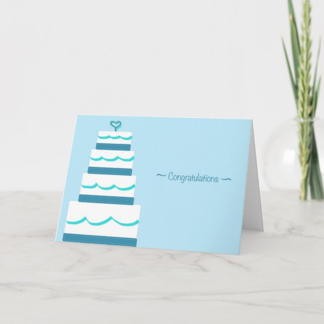 Congrats et meilleurs voeux épouser la carte de (Devant)