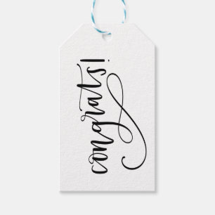 Congrats ! - Étiquette de cadeau