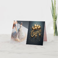 Congrats Folded Invitation Card