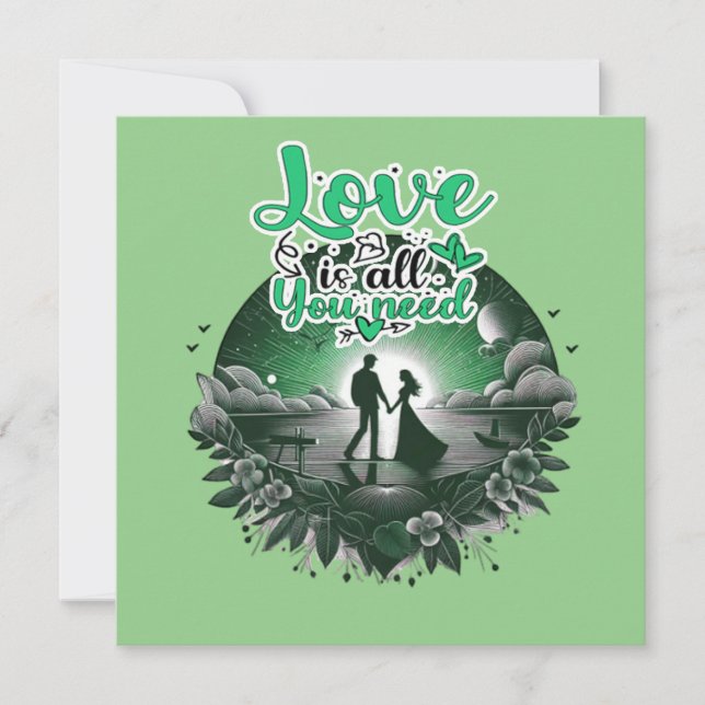 Congrats Folded Invitation Card (Front)