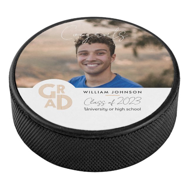 Congrats Grad Class of 2023 Hockey Puck (3/4)