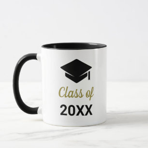 Congrats Grad Class Of Any Year Graduation Cap Mug