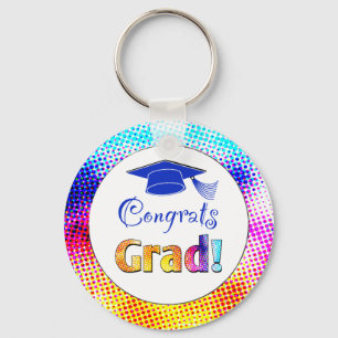 Congrats Grad Colors, Fun Keychain