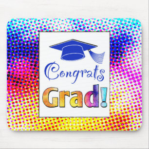 Congrats Grad Colours, Fun Mouse Pad