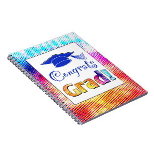 Congrats Grad Colours, Fun Notebook