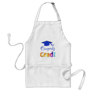 Congrats Grad Colours, Fun Standard Apron