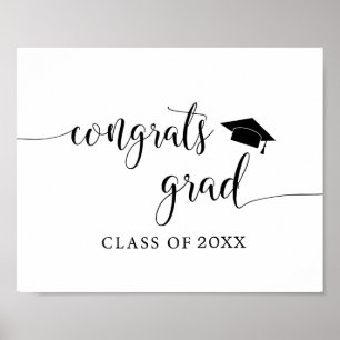 Congrats Grad   Graduation Party Decorations Sign