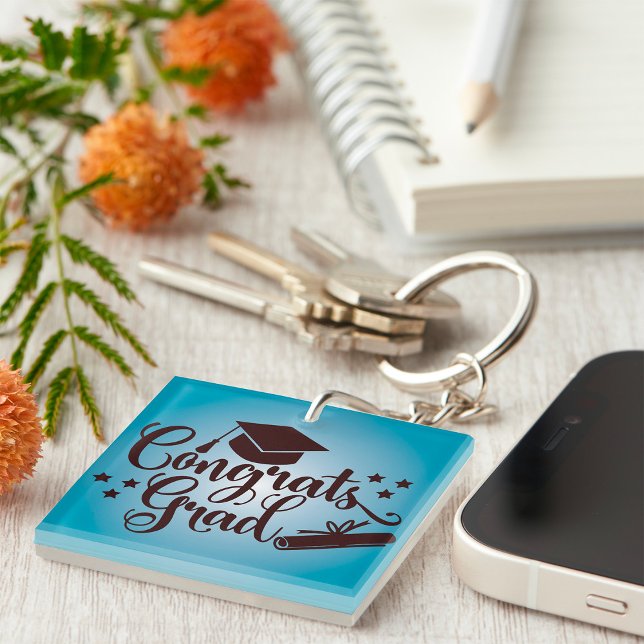 Congrats Grad Keychain (Creator Uploaded)