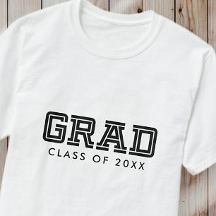 Congrats Grad Modern Simple Preppy Photo T-Shirt