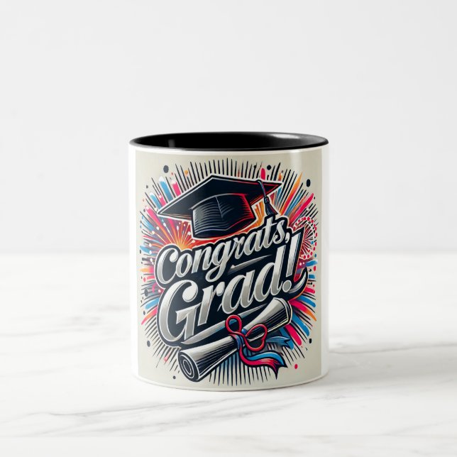 Congrats Grad Mug | Graduation Celebration  (Center)