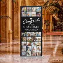 Congrats Graduate 28 Photo Collage Custom Colour
