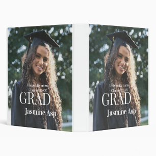 Congrats graduate name university name class 20XX Binder