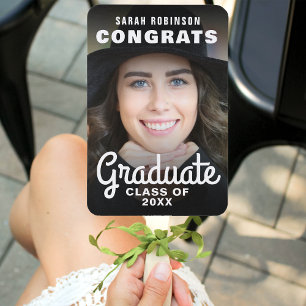 Congrats Graduate Photo Graduation Hand Fan