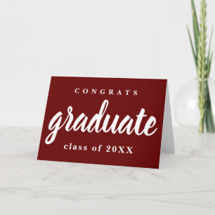 Congrats Graduate School Colours Greeting Card