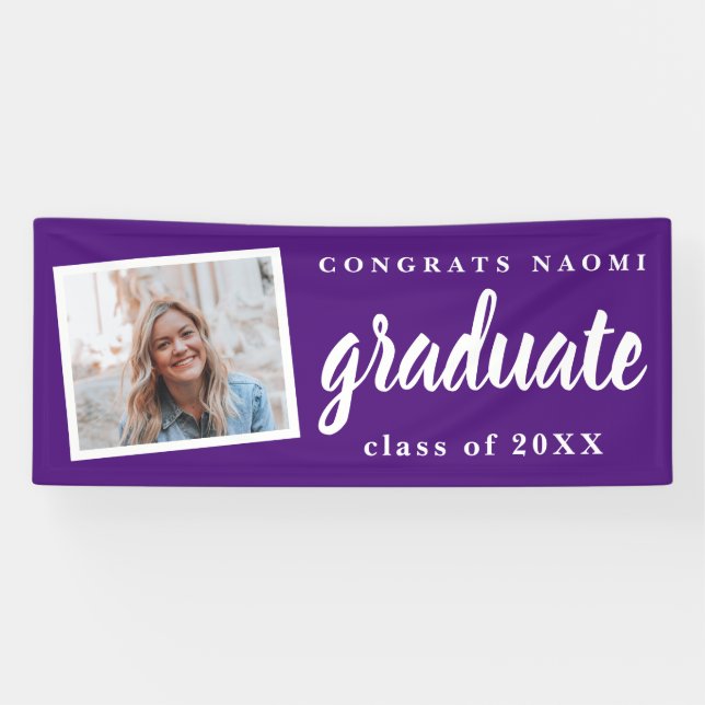 Congrats Graduate School Colours Photo banner (Horizontal)