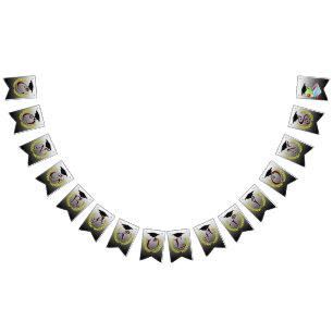 Congrats graduation bunting flags