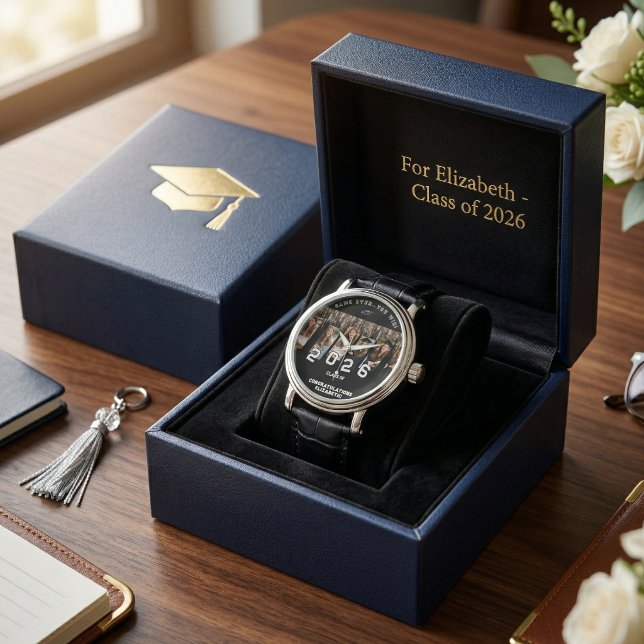 Congrats Graduation Name Keepsake Timepiece Watch (Creator Uploaded)
