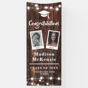 Congrats Graduation Party Rustic Modern 2 - Photo Banner