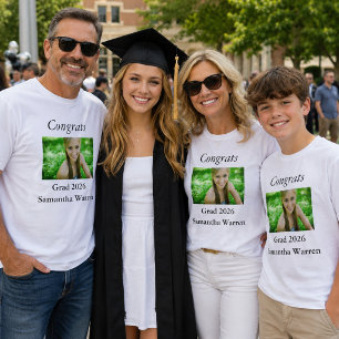 Congrats Graduation Photo T-Shirt