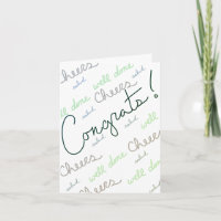 Congrats! (Green/Blank interior)