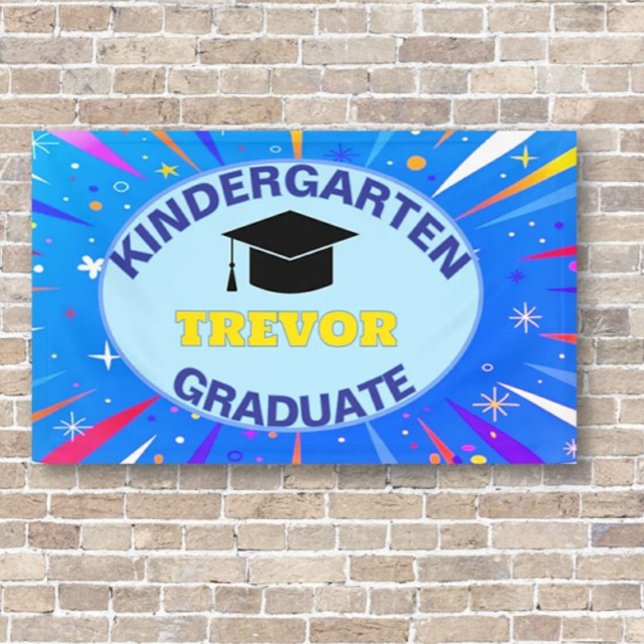 Congrats! Kindergarten Graduation party Banner (Creator Uploaded)