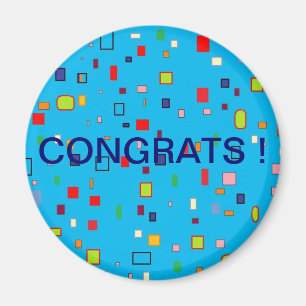 "Congrats !" Magnet