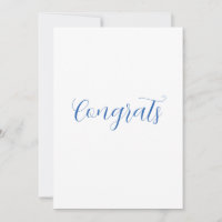 congrats name blue stylish graduation date year