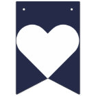 Congrats Navy and White Preppy Bunting