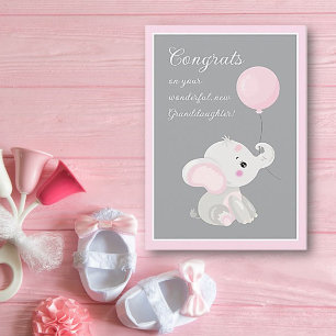 Congrats! New Granddaughter greeting card