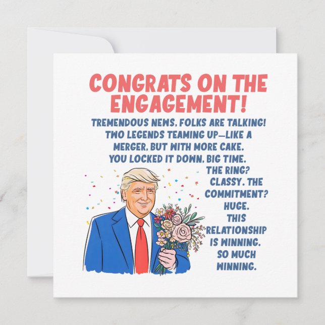 Congrats on Engagement  Card (Front)