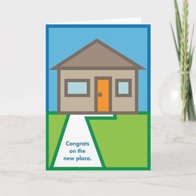 Congrats on the New Place Card (Front)