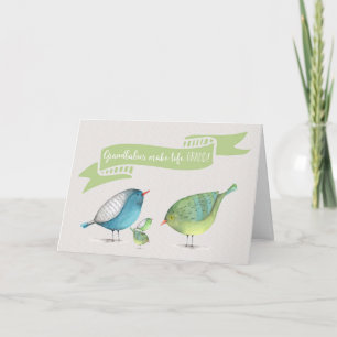 Congrats on Twins-Grandbabies make life GRAND Card