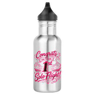 Congrats on your 1st Solo Flight! 532 Ml Water Bottle