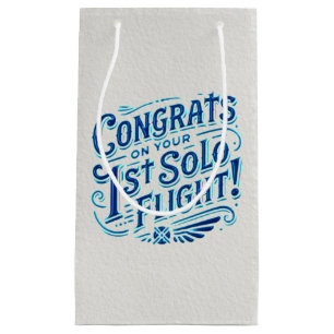 Congrats on your 1st Solo Flight! Small Gift Bag