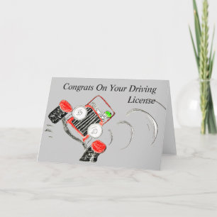 Congrats On Your Driving License Card