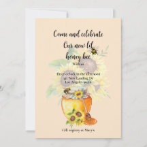 Congrats on your honey bee baby announcement 